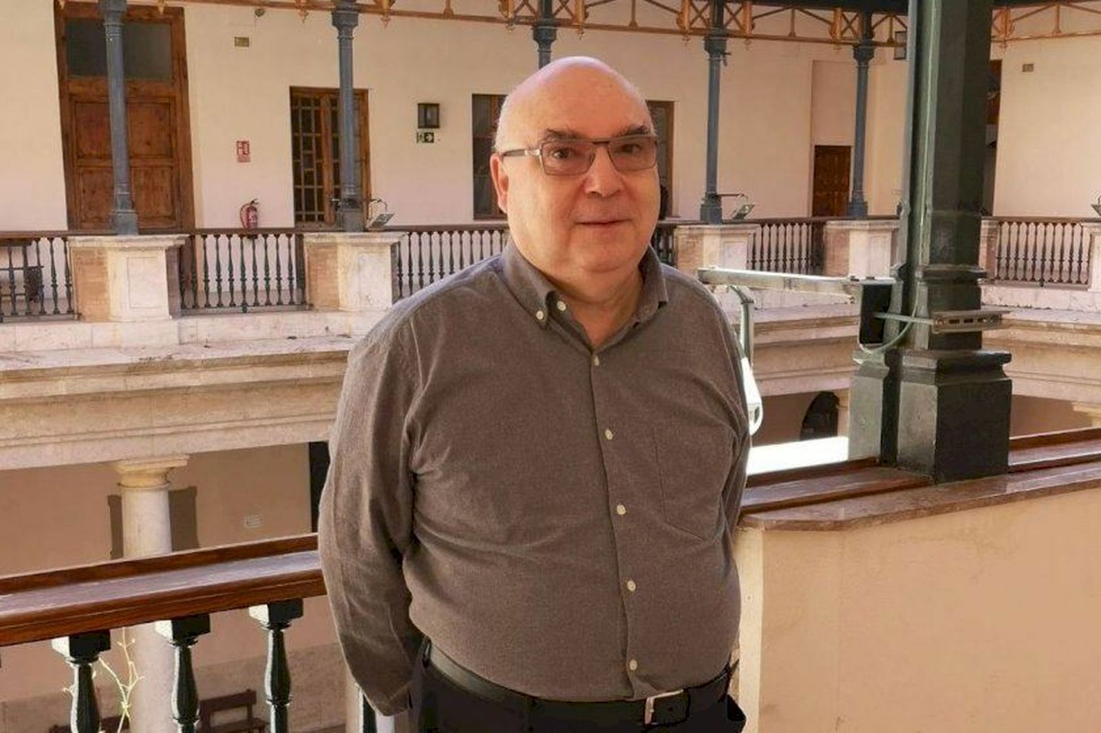 Martín Gelabert en la Facultad de Teología.