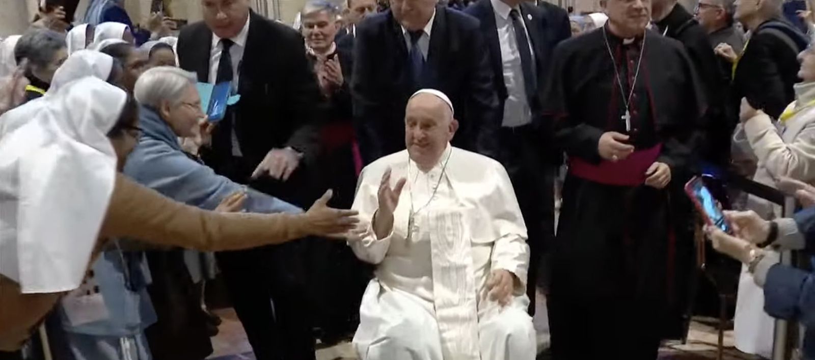 Francisco, en la basílica de San Zenón