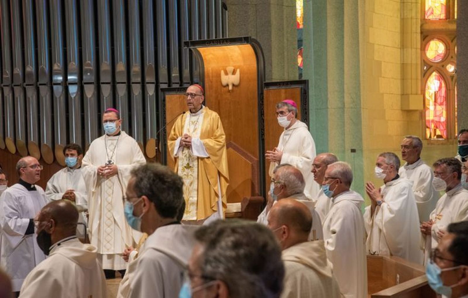 El Arzobispado de Barcelona demandará a la Generalitat por fijar un máximo de diez fieles en misa