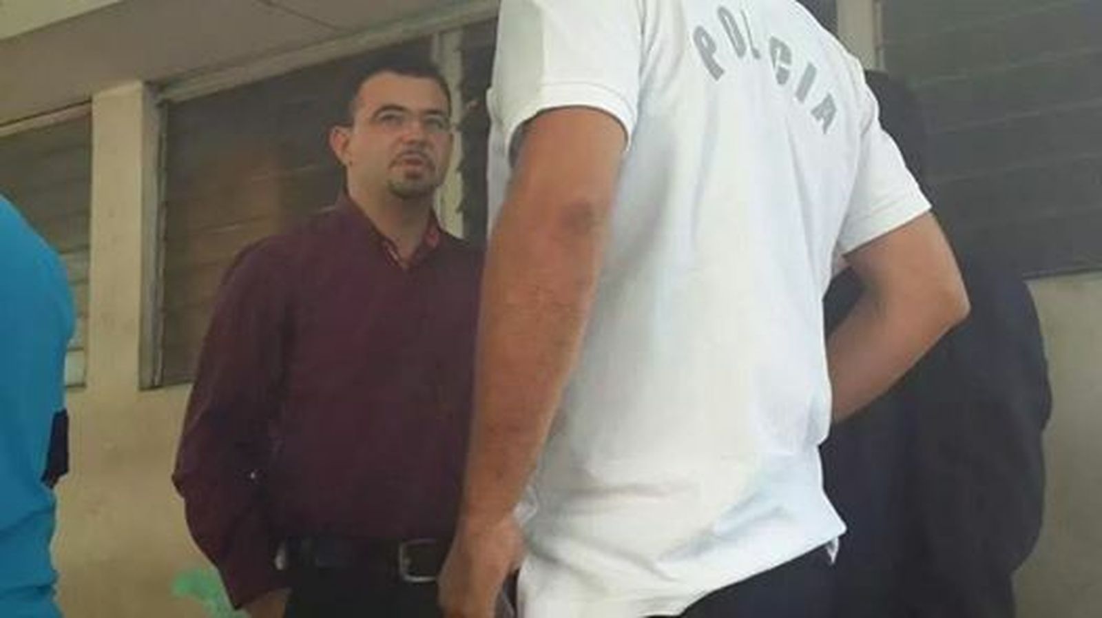 El religioso español, detenido