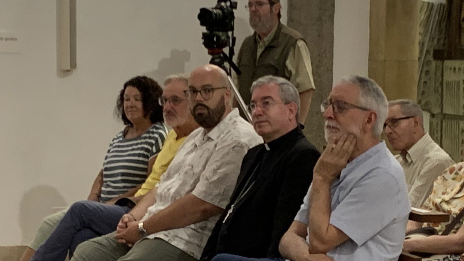 Monseñor Prado en el homenaje a Pagola