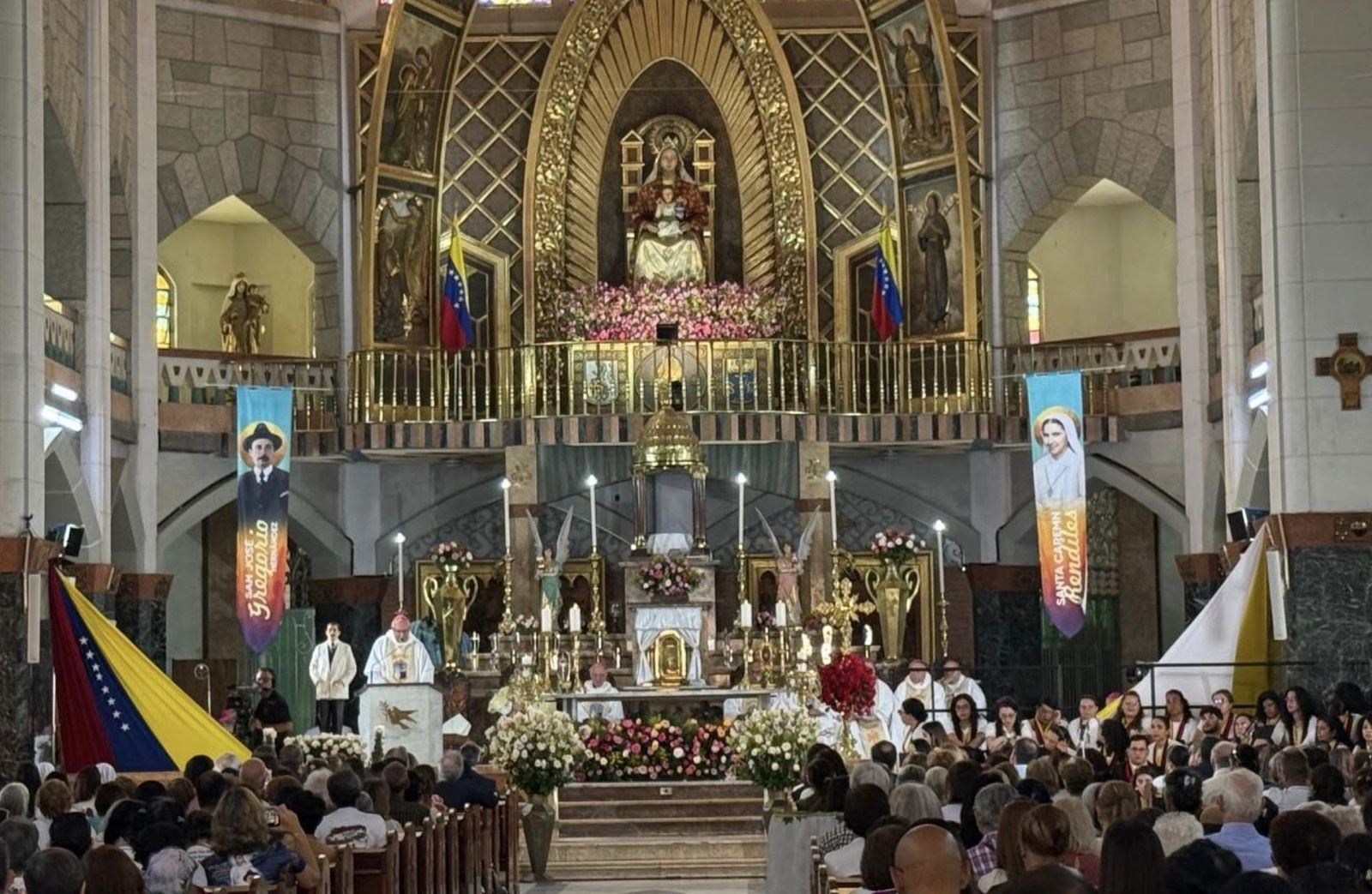 Misa santidad en Caracas