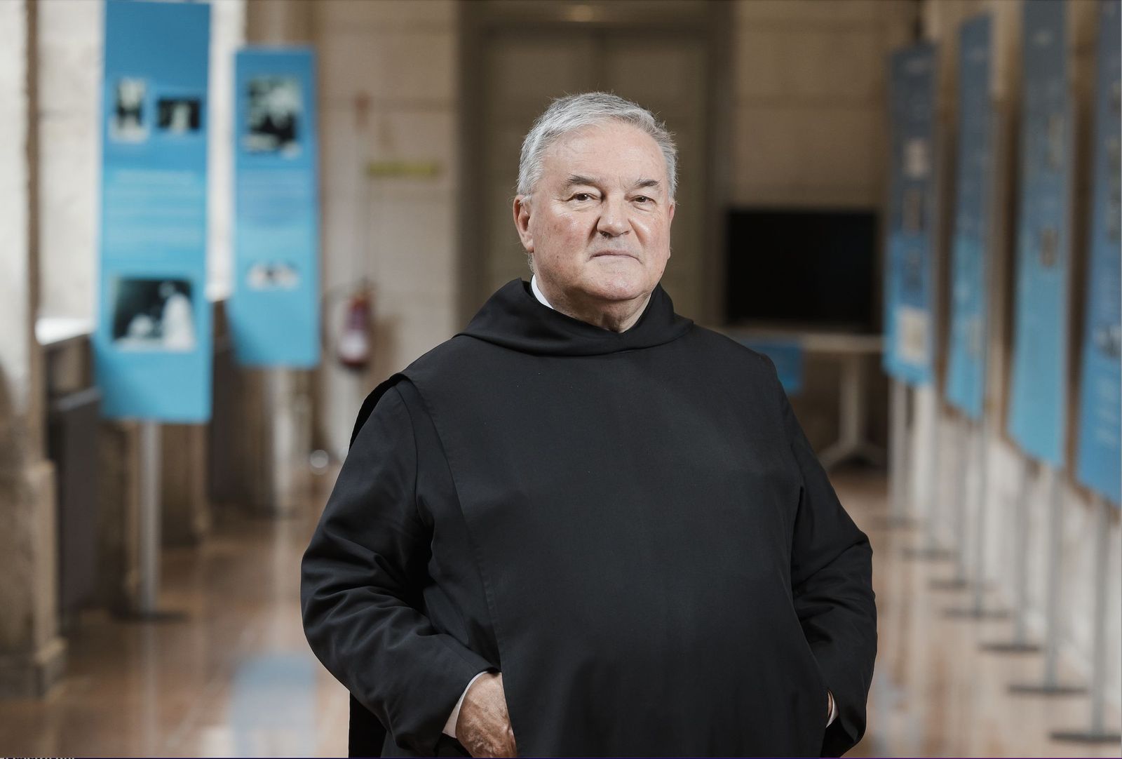 El benedictino Juan Javier Flores