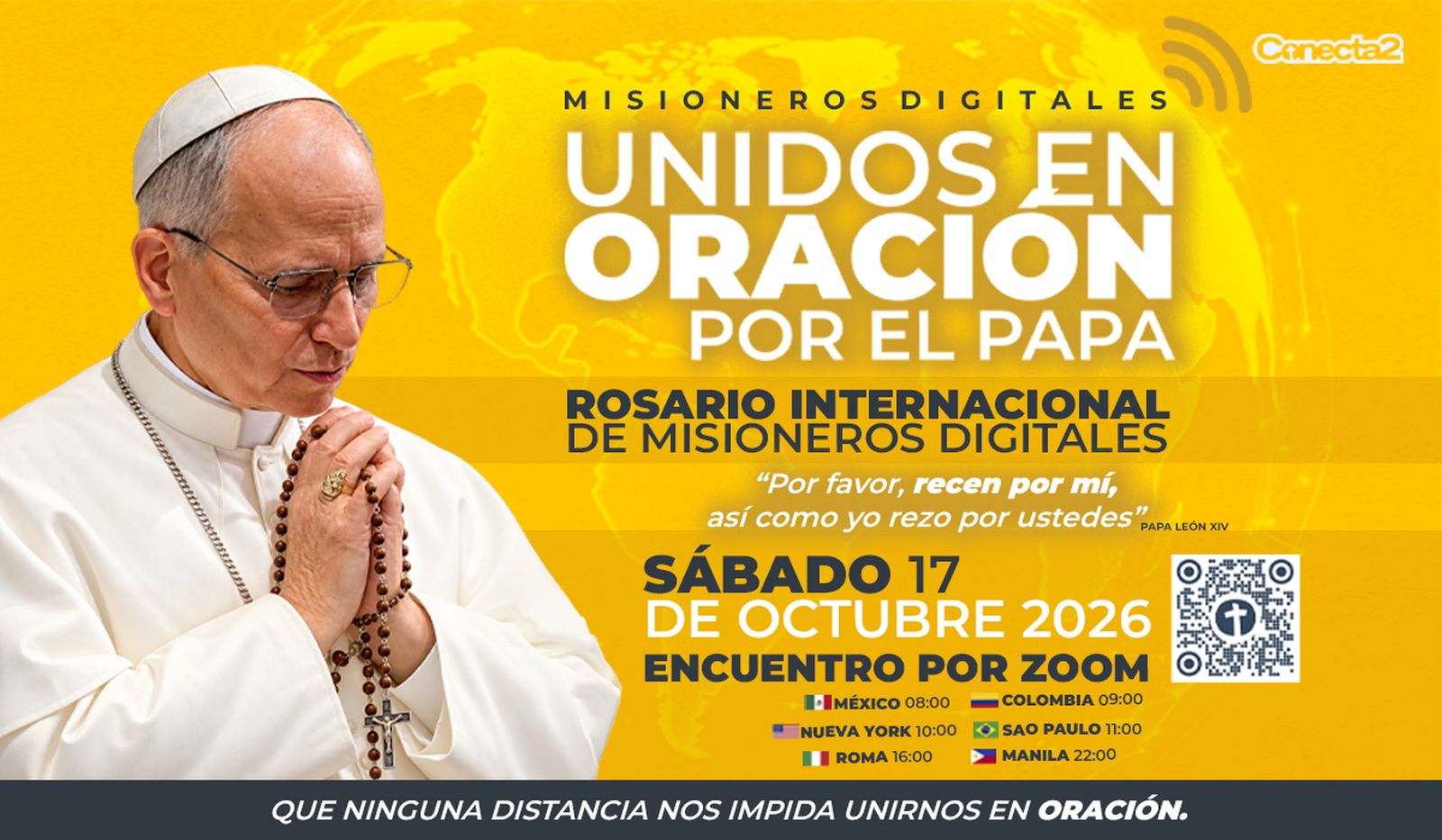 Rosario mundial por el Papa