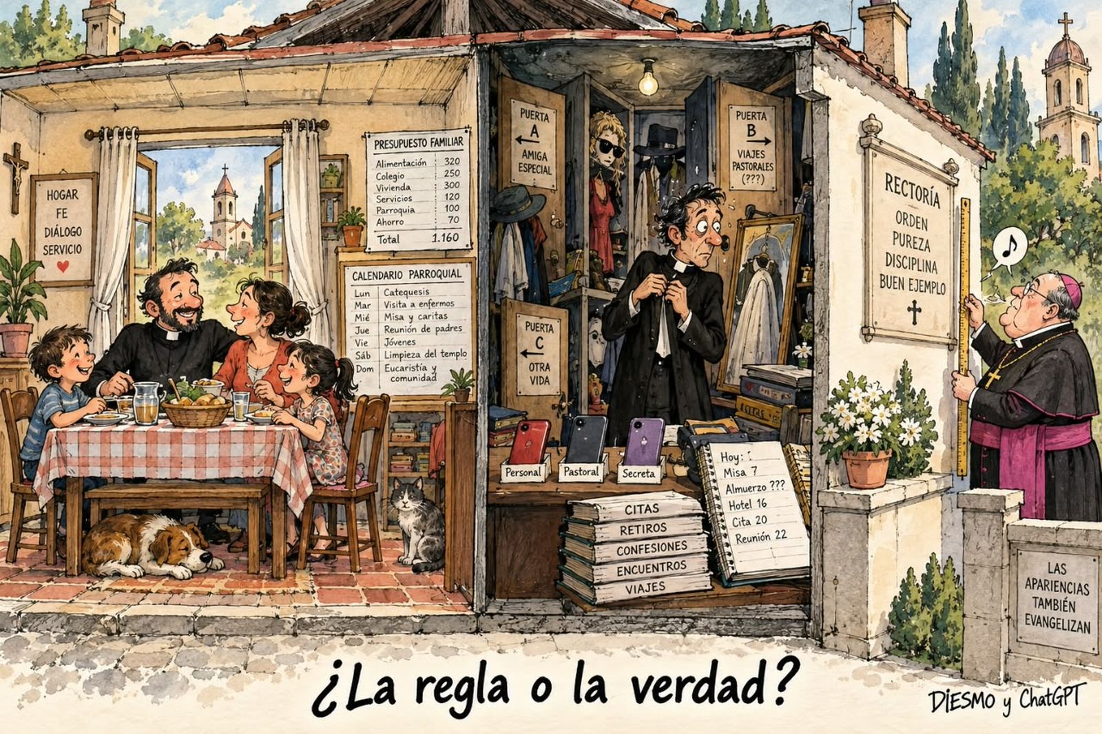 Celibato vivido con libertad o apariencia sostenida en secreto