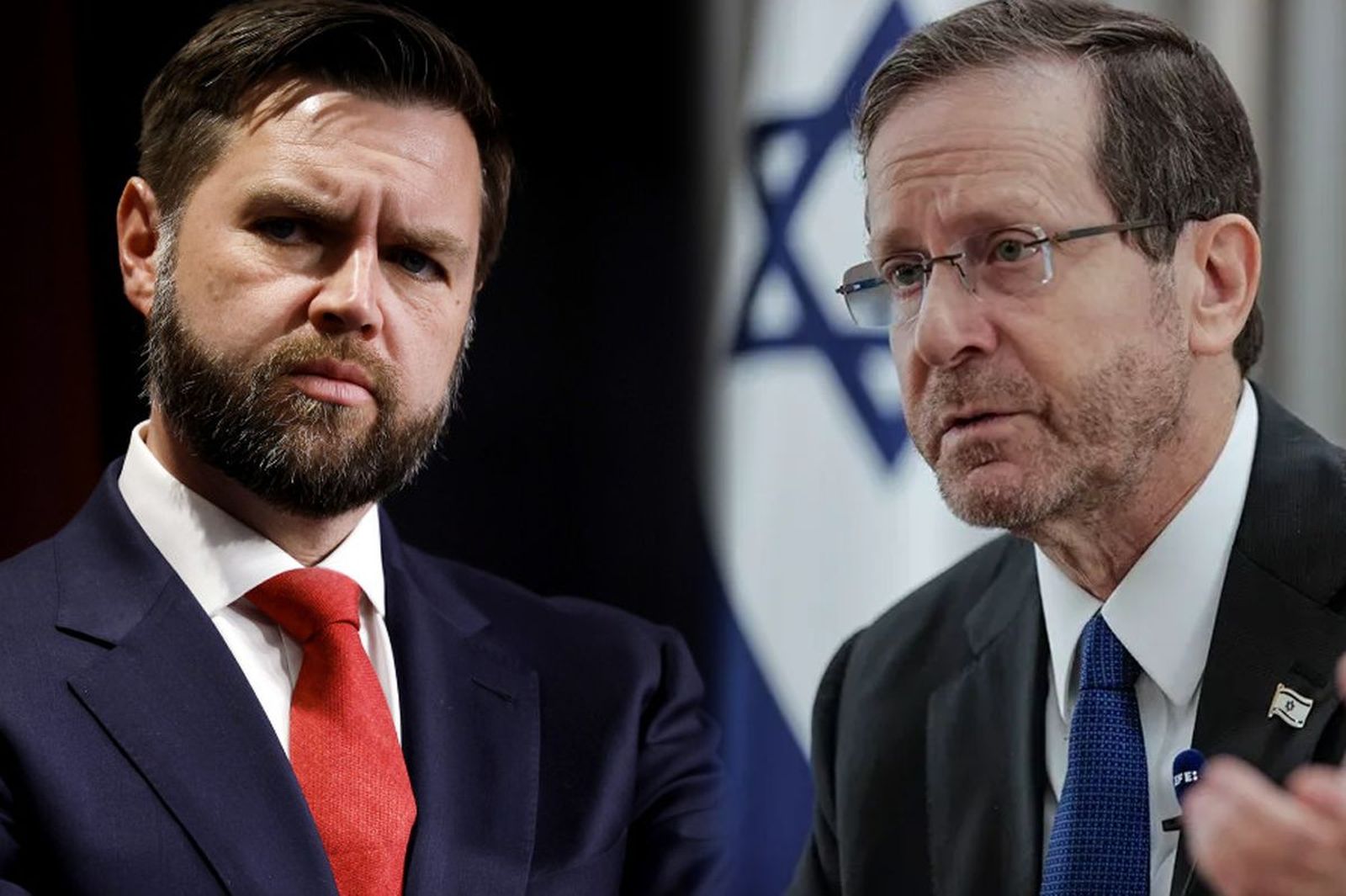 JD Vance e Isaac Herzog