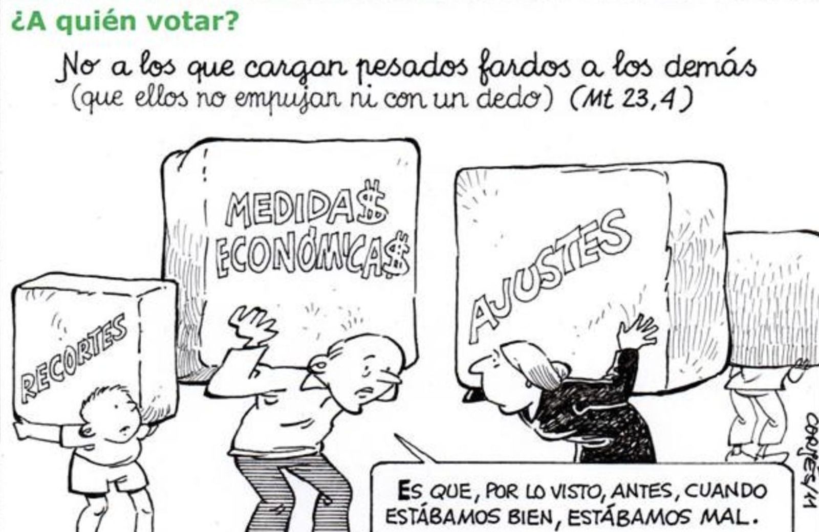¿A quién votar?
