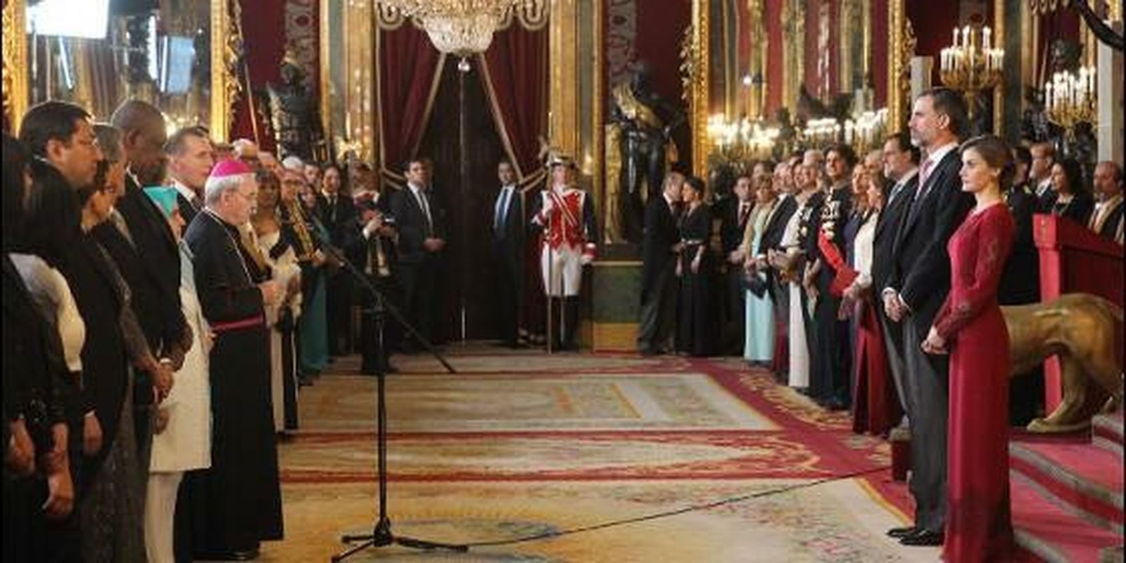 El Nuncio, ante los Reyes