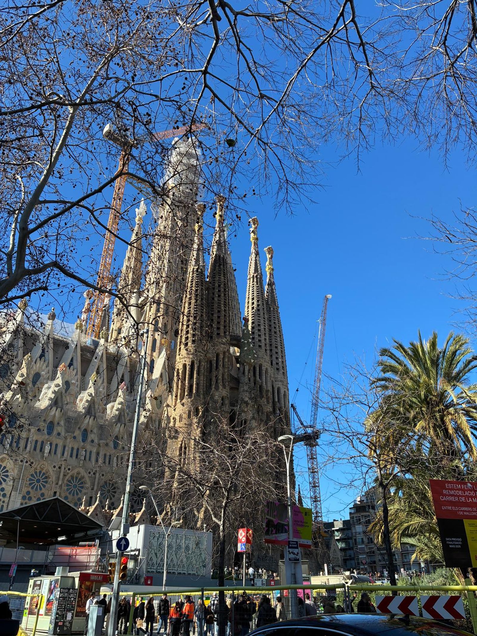 Obras en la Sagrada Familia
