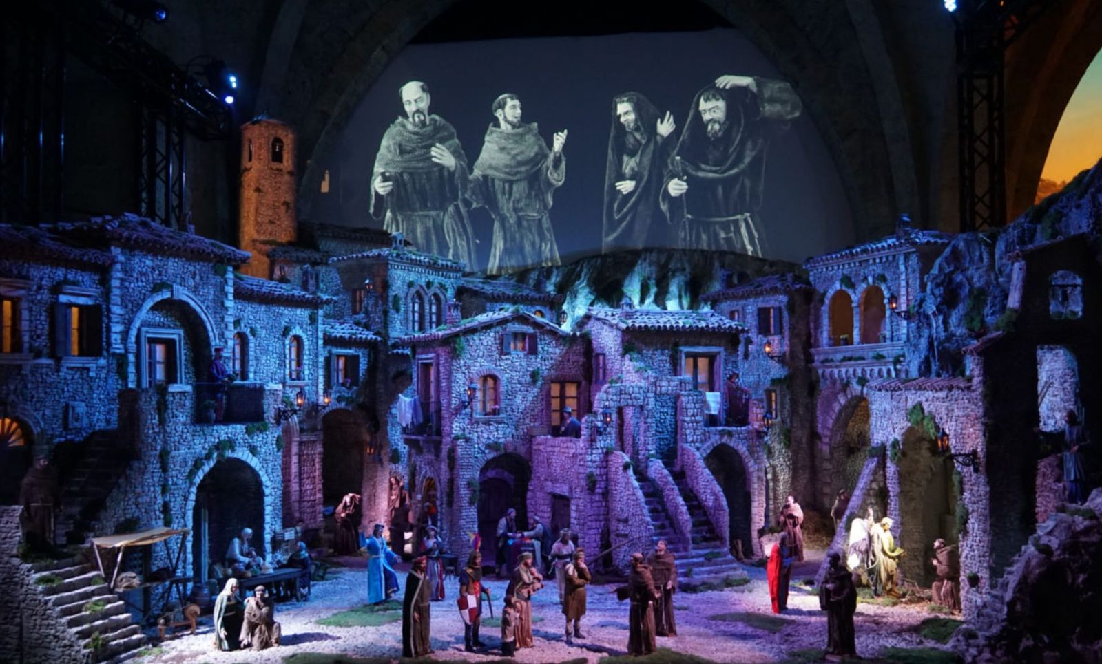 Homenaje al belén de Greccio