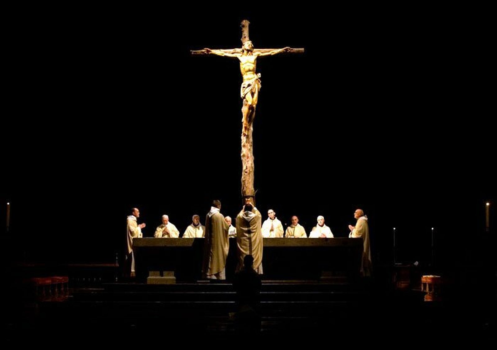 Misa de los benedictinos en la Abadía