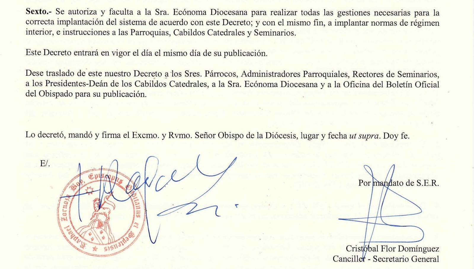 Decreto de Zornoza