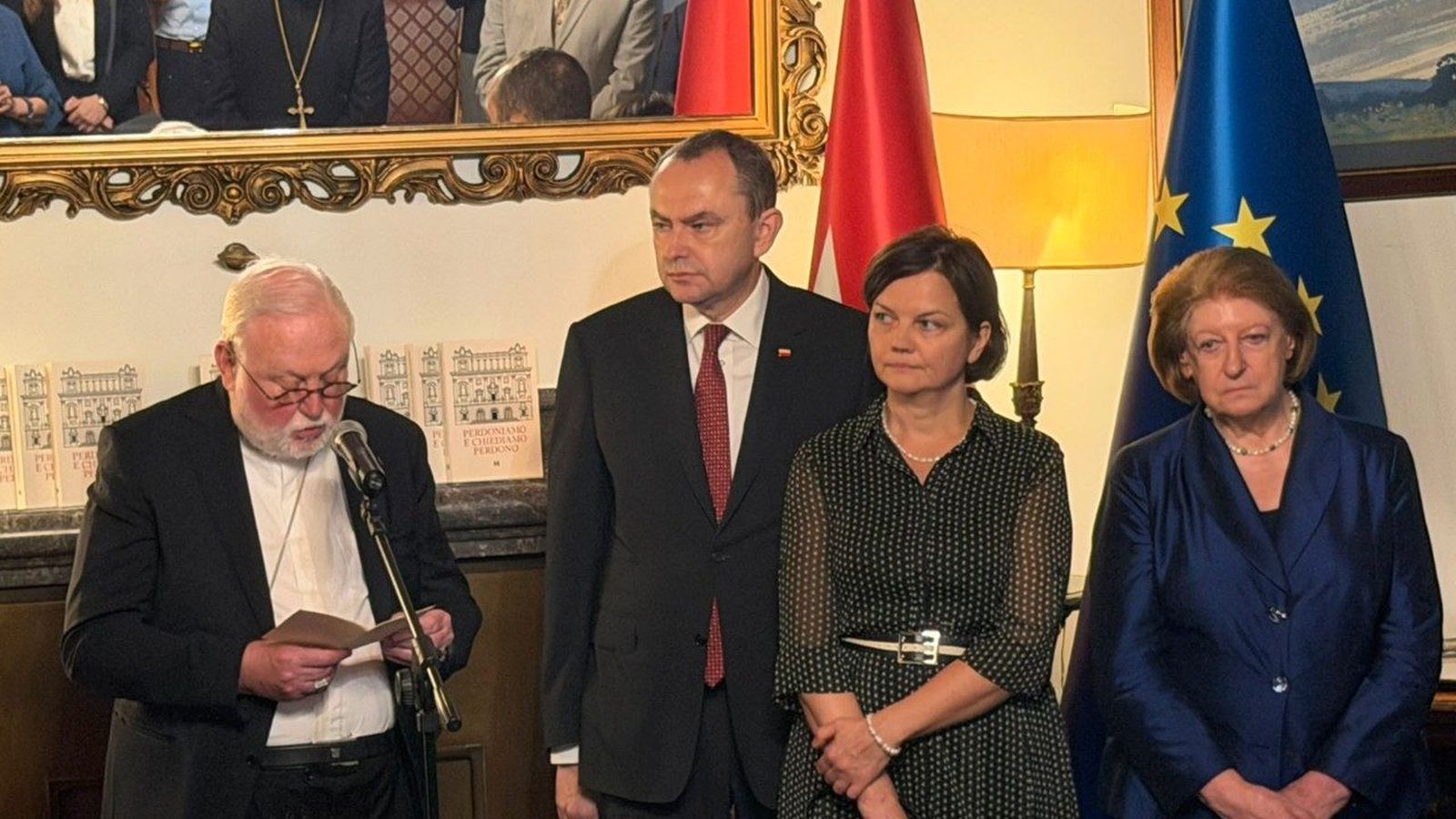 Gallagher en la presentación del libro