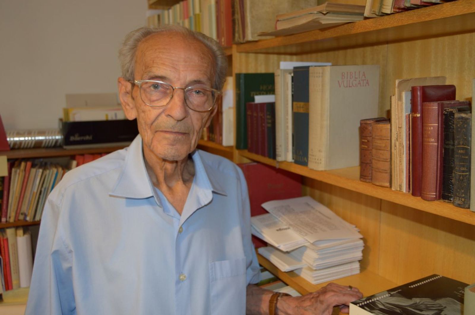 El filósofo catalán, el pasado verano en su casa.