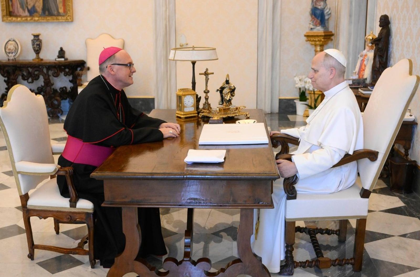 Papa recibe a monseñor Stanislav Přibyl, nuevo arzobispo de Praga