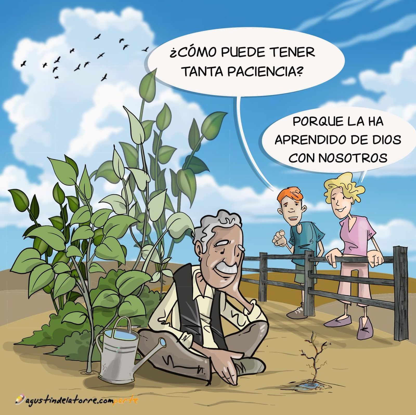 Lo que nos cuesta convertirnos. Afortunadamente Dios tiene mucha paciencia…