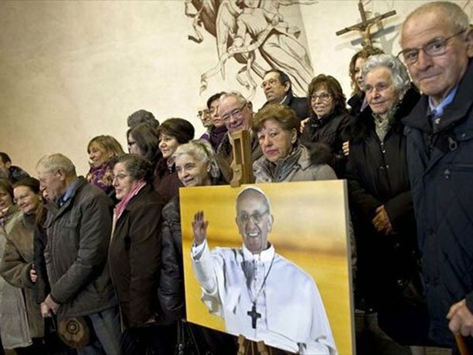 Los Bergoglio visitan al Papa