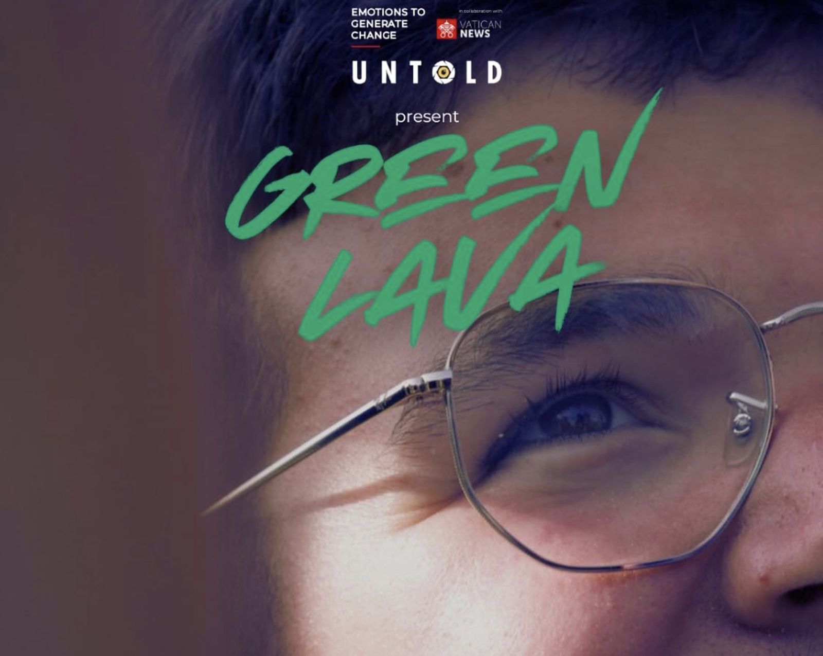 Green Lava. Detalle del cartel