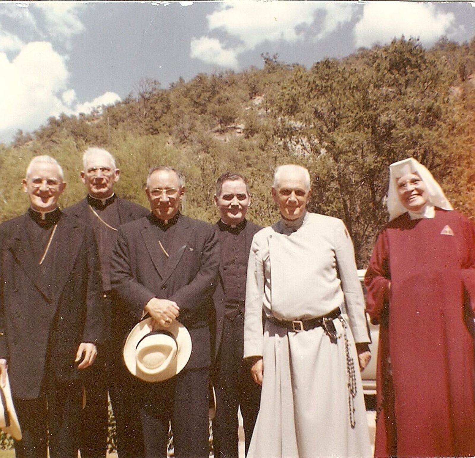 El padre Fitzgerald, en el centro de tratamiento de Jemez