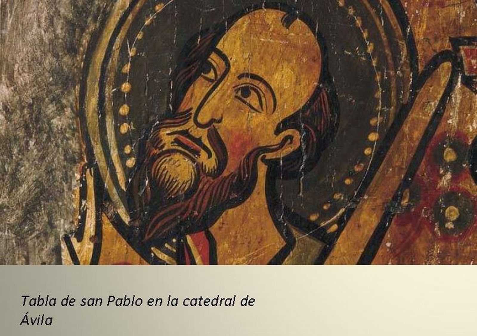 Tabla de San Pablo en la catedral de Ávila