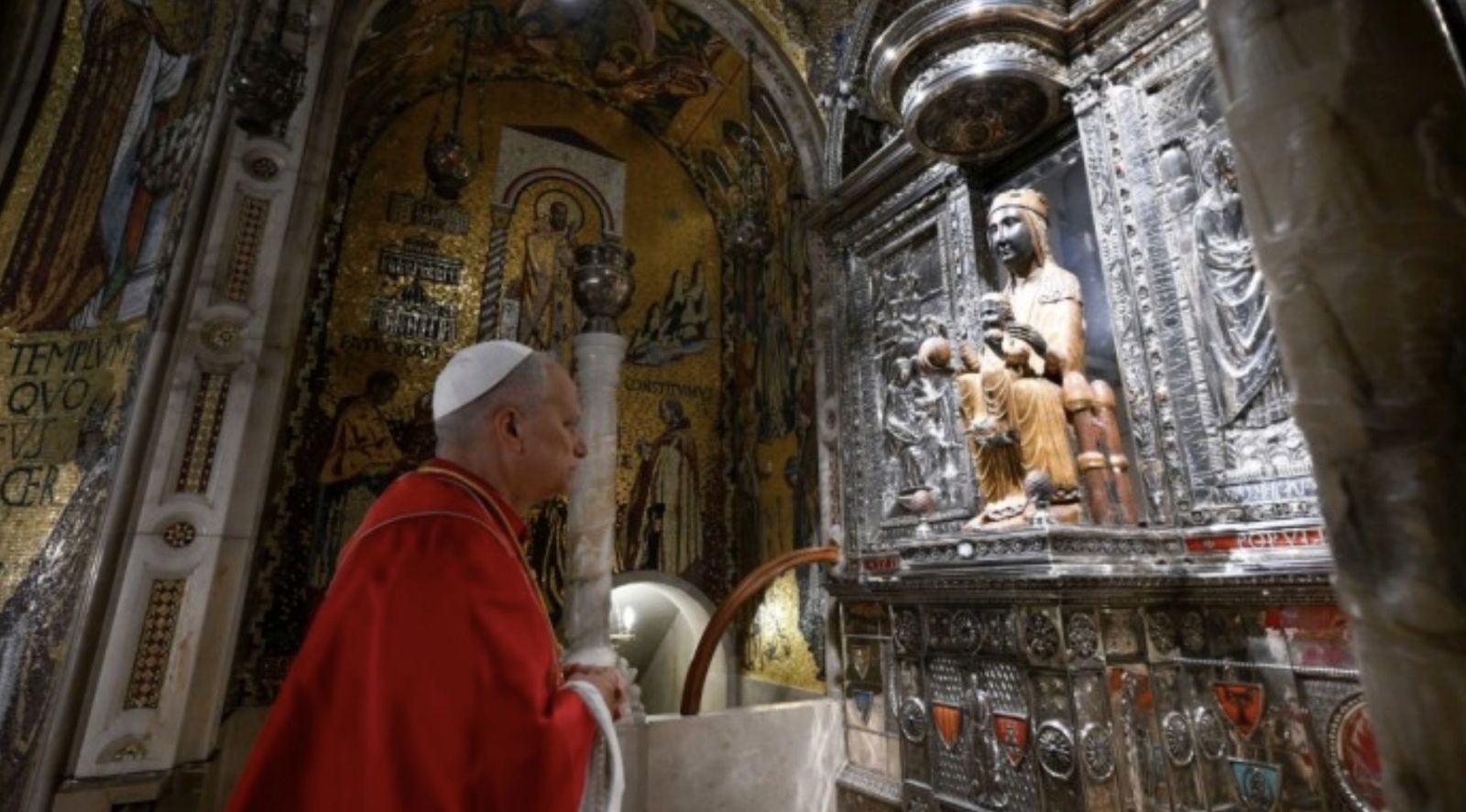 El Papa con la Moreneta