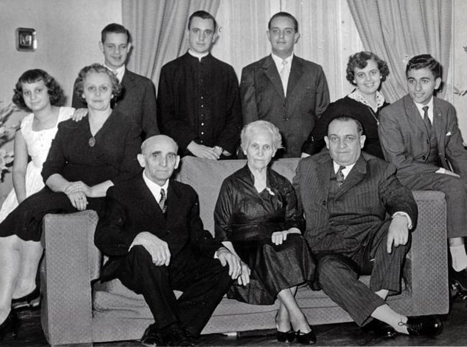 Los Bergoglio, en una foto de archivo