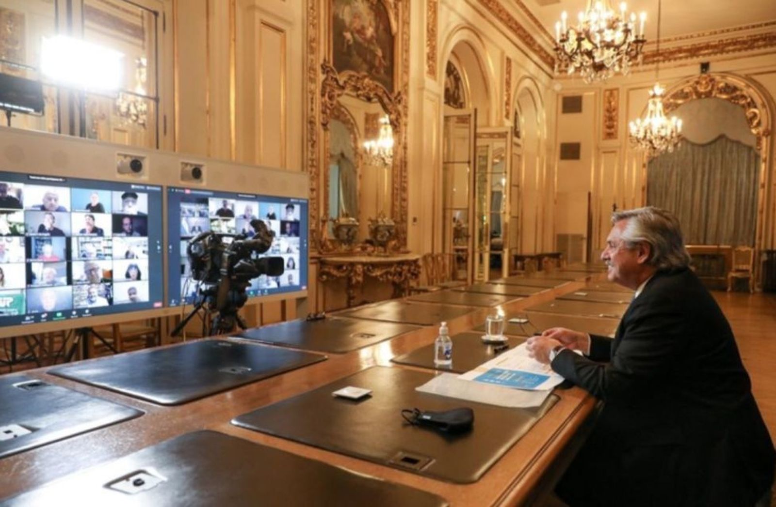 Videoconferencia del presidente Fernández con la Pastoral Social de Buenos Aires