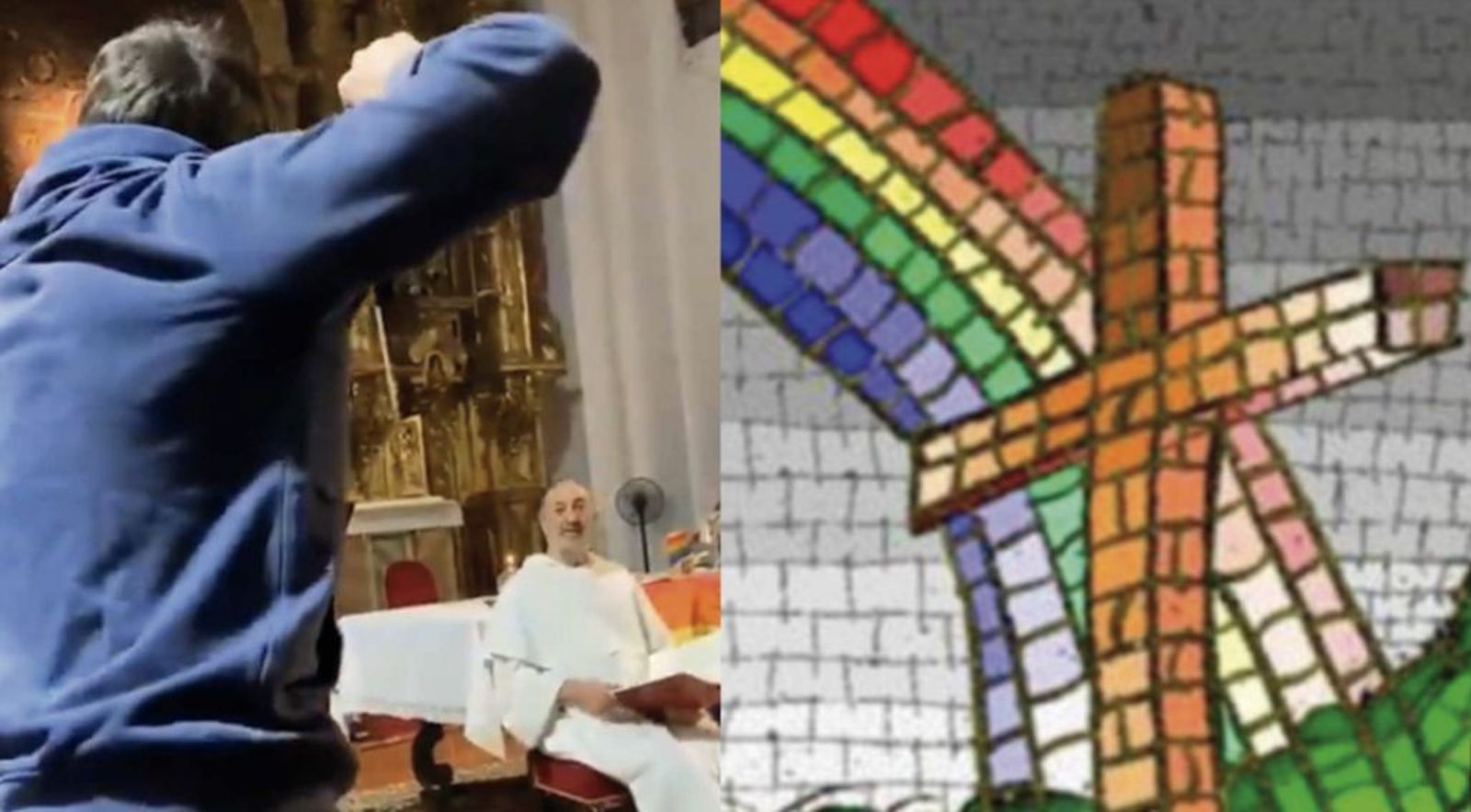 El fascismo se cuela en un templo de Sevilla