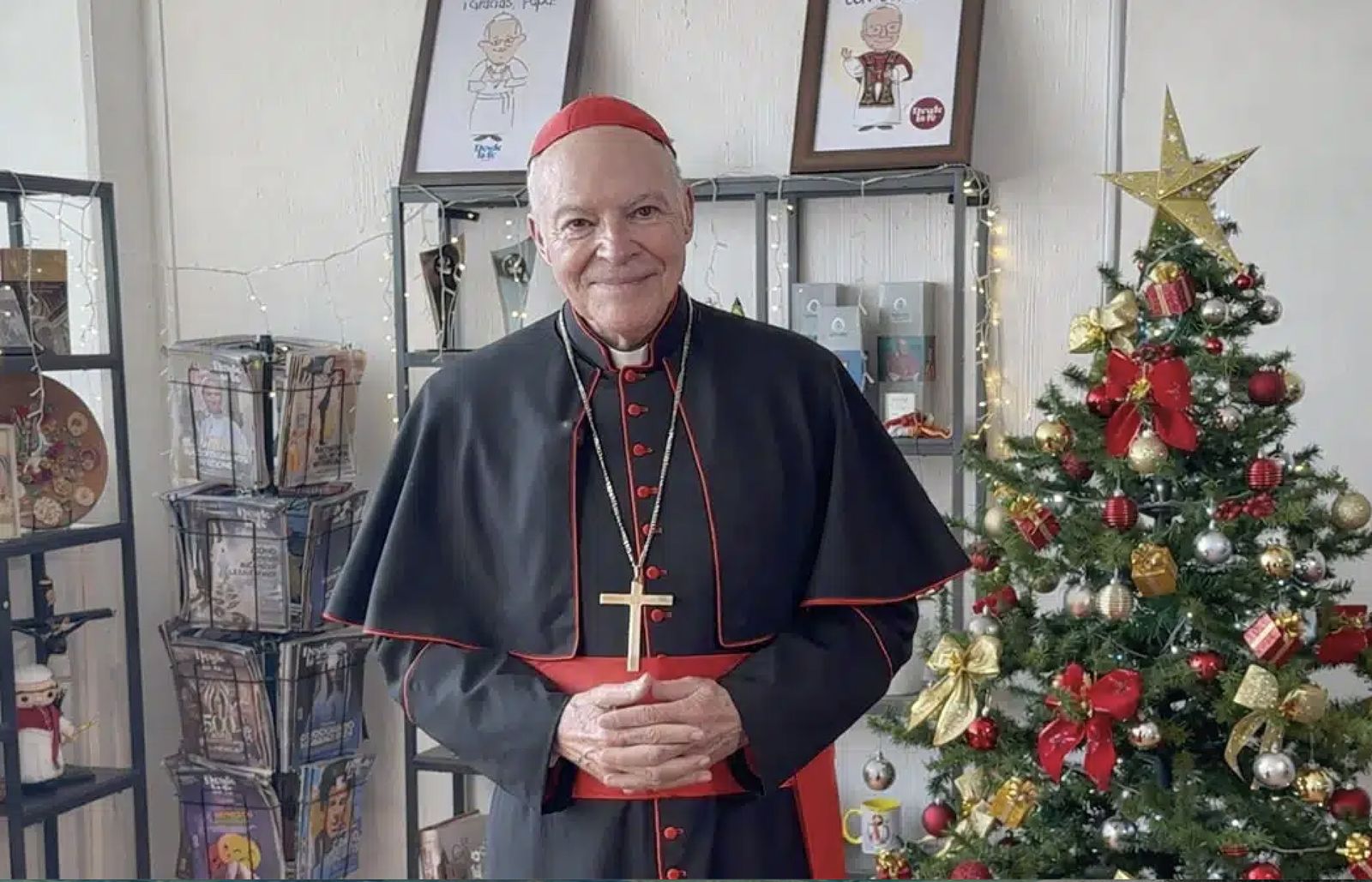 El cardenal, durante su mensaje