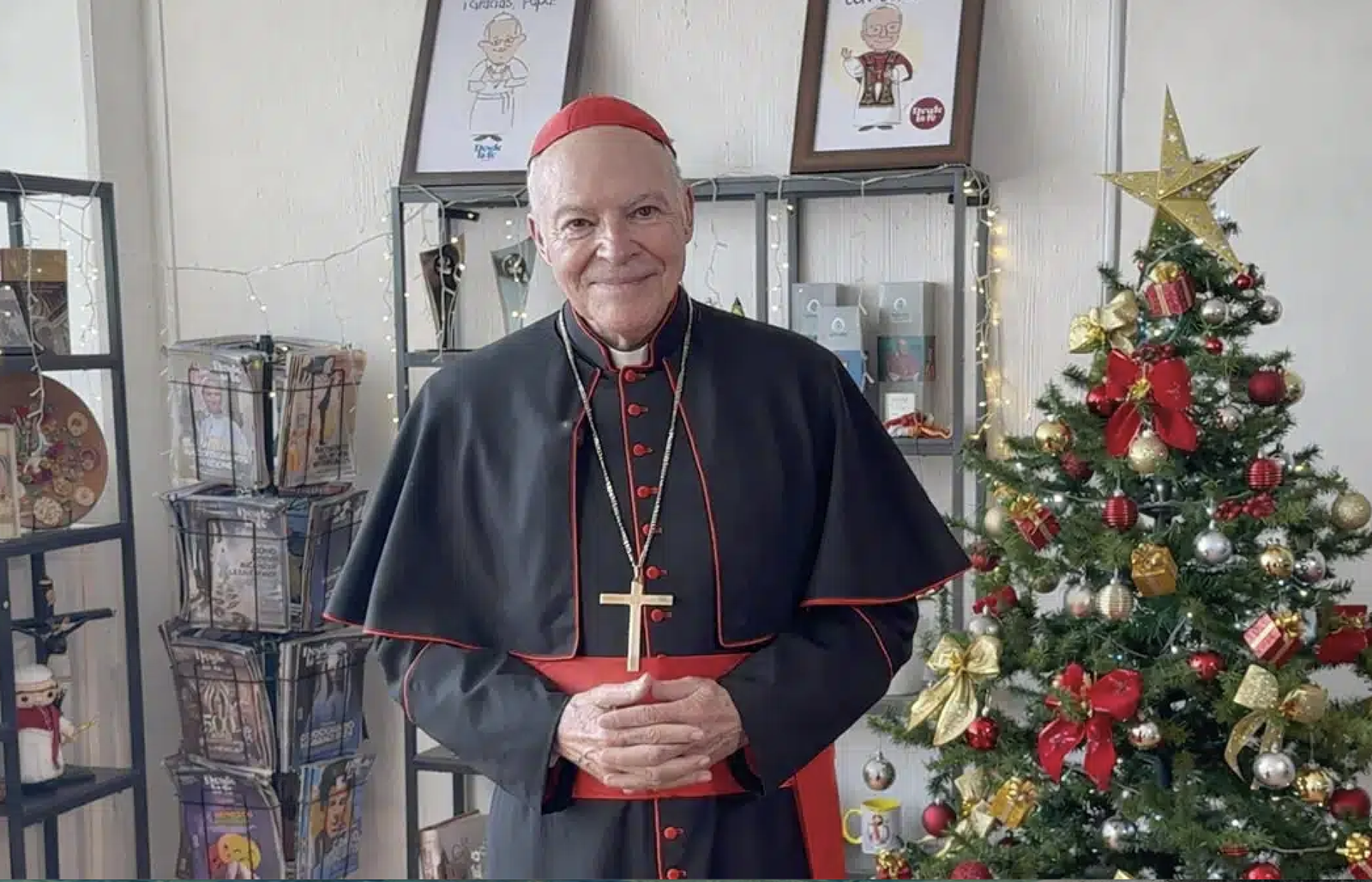 El cardenal, durante su mensaje