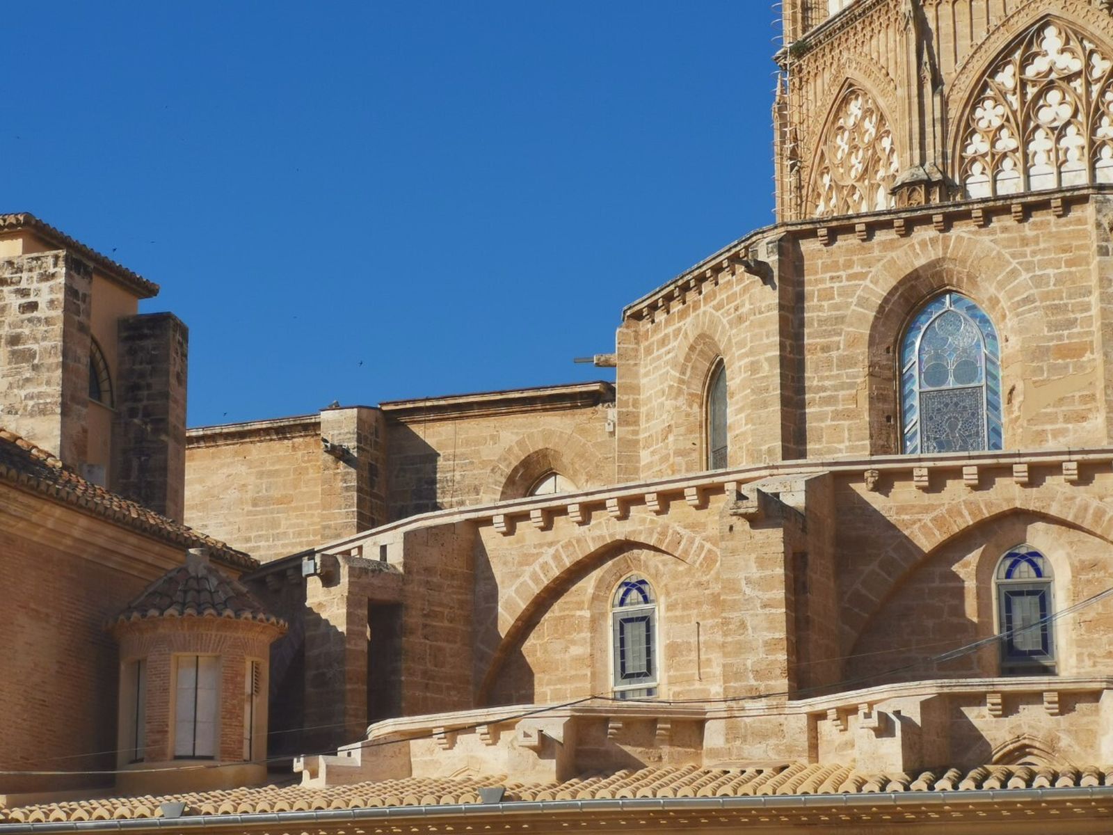 Tejado reparado sobre la Capilla del Relicario