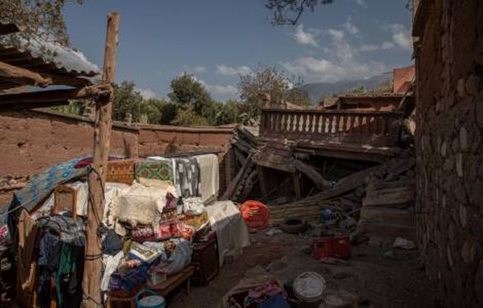 Destrucción en Marruecos