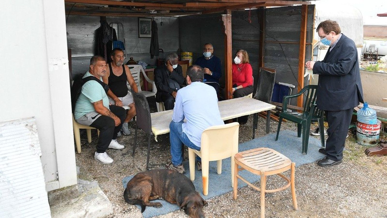 Turkson, en Castel Romano