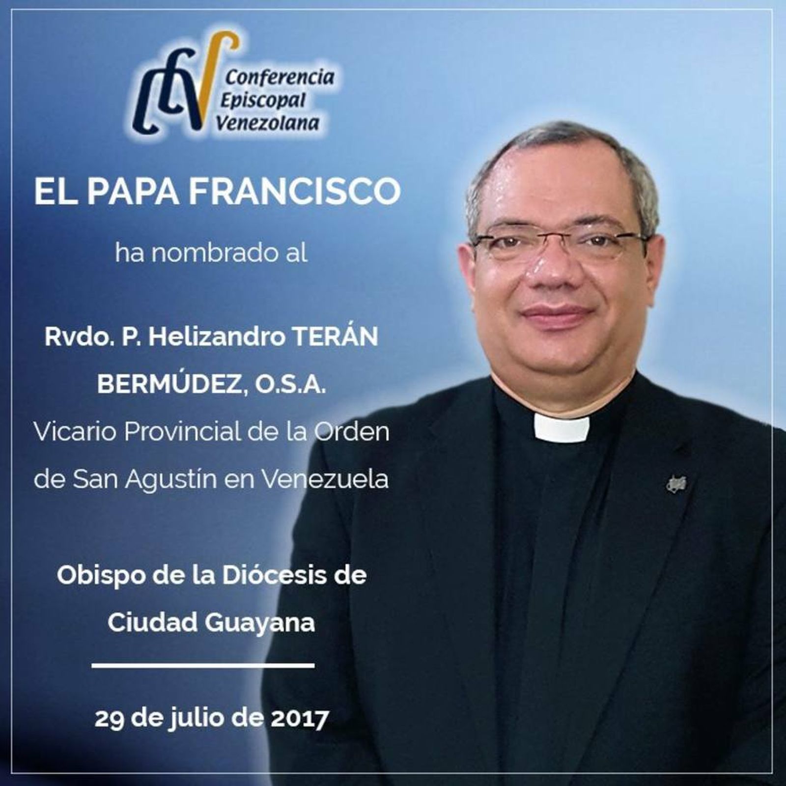 Helizandro Terán, OSA