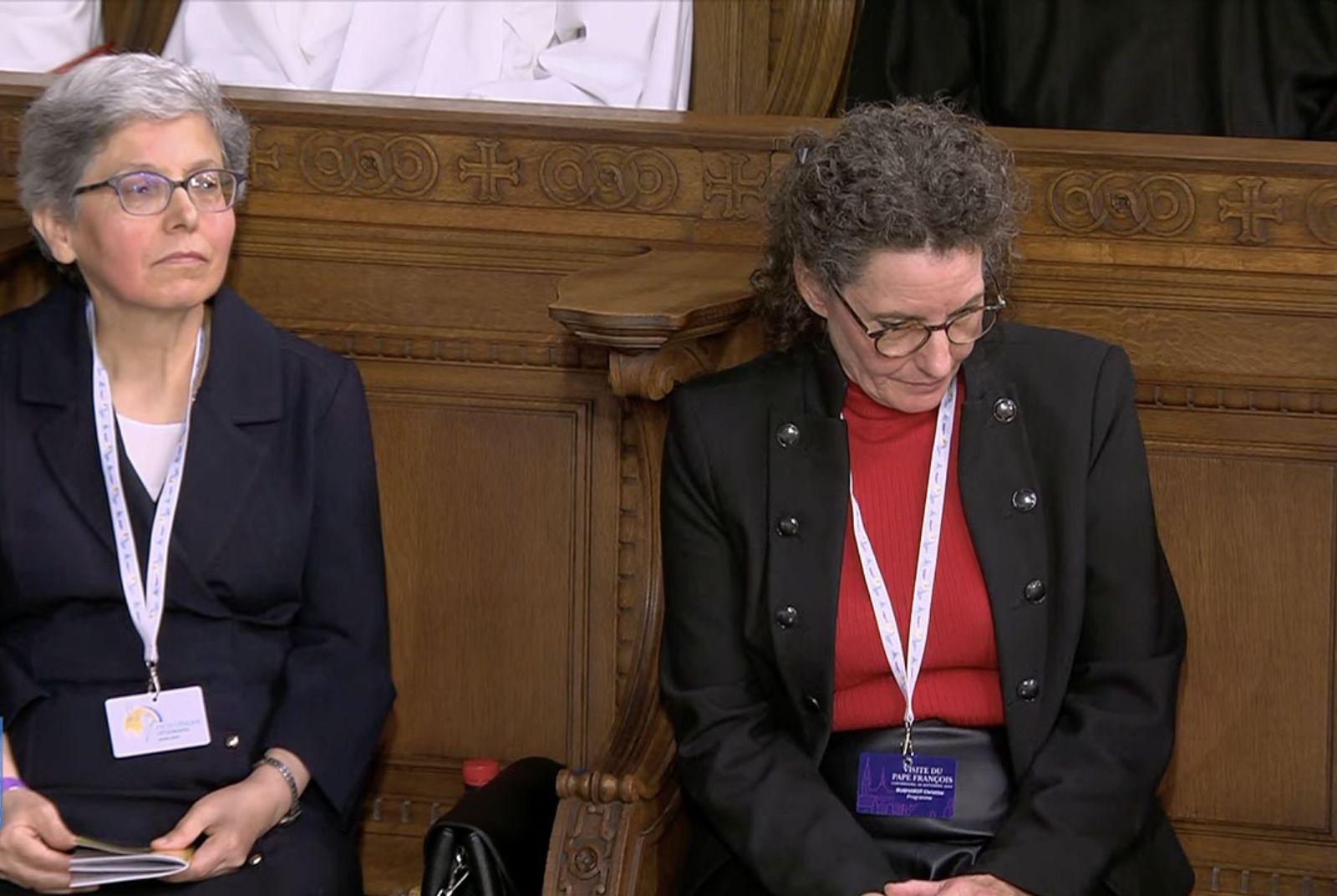 La hemana María Perpétua y Christine Bußhardt