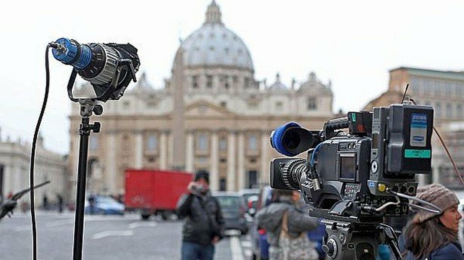 Periodistas en el Vaticano