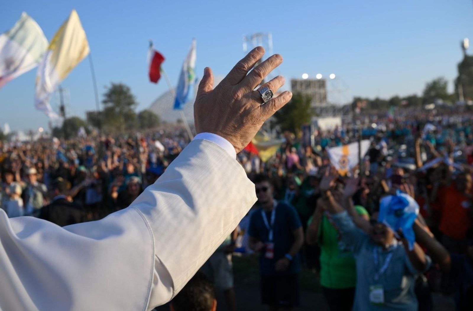 El Papa, con los jóvenes