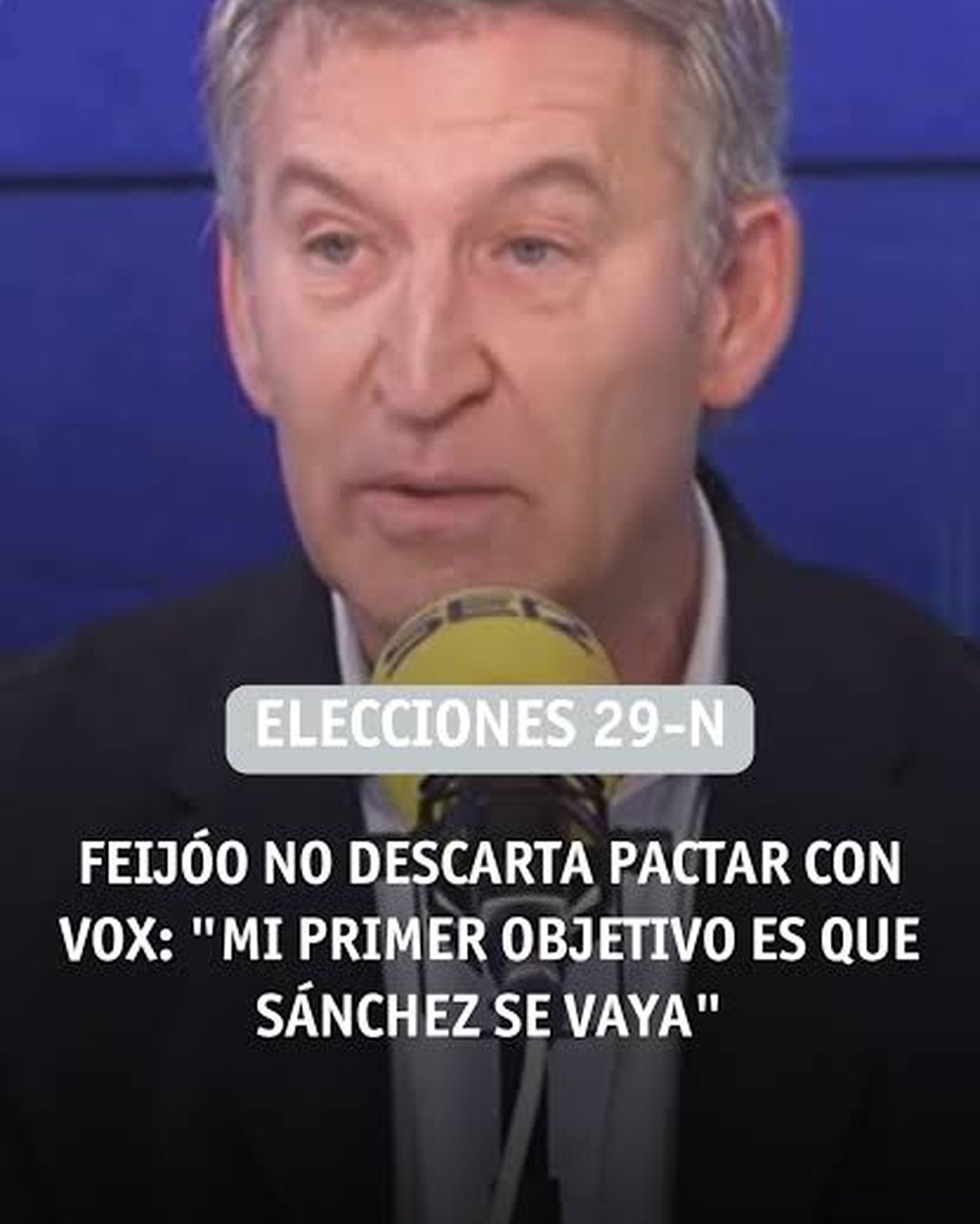 Feijóo y su obsesión porque Sanchez se vaya