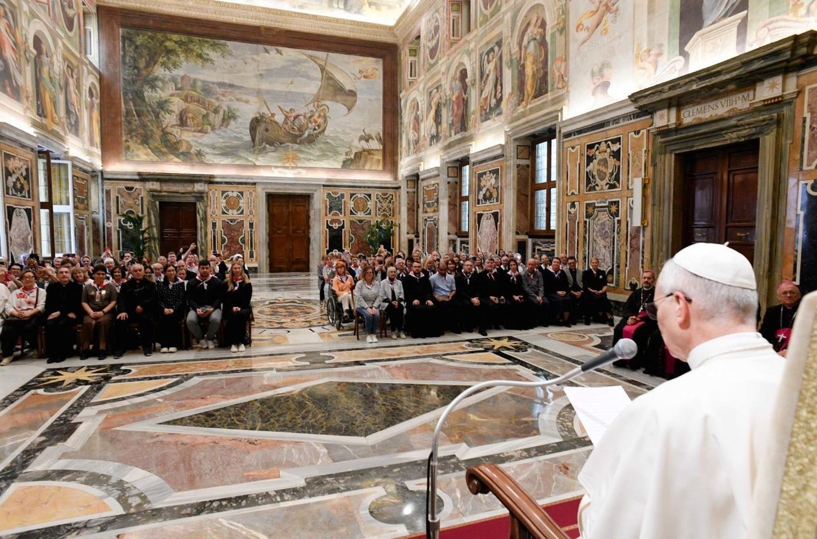 Audiencia del Papa con católicos rusos