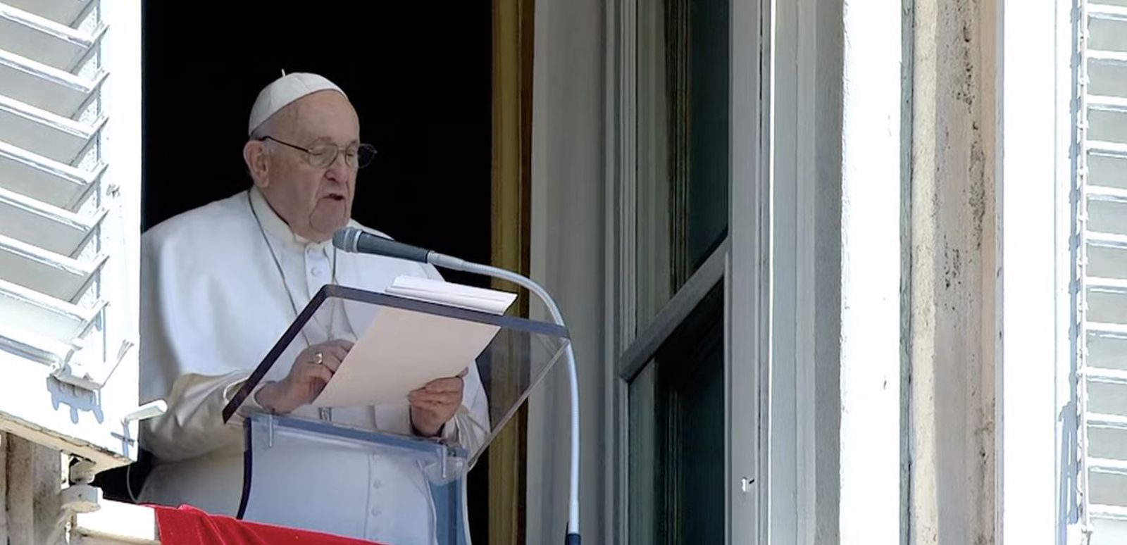 Francisco, en el Regina Coeli