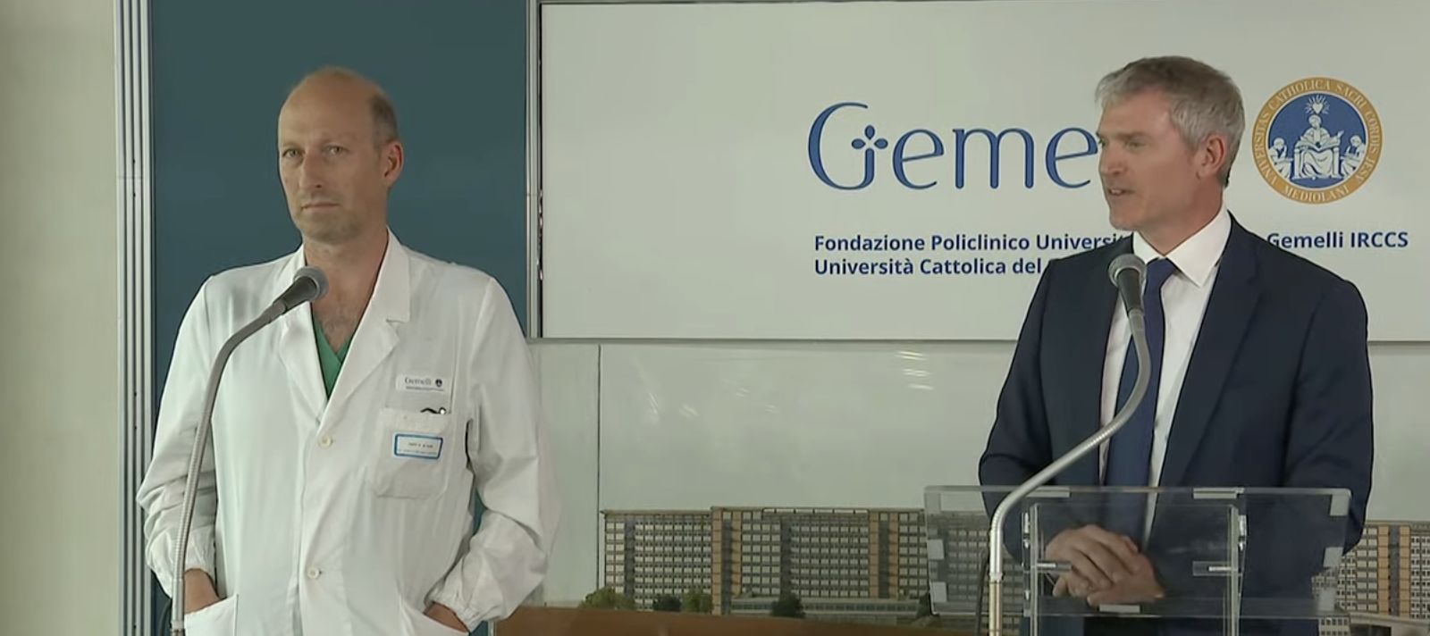 Rueda de prensa en el Gemelli sobre la salud del Papa