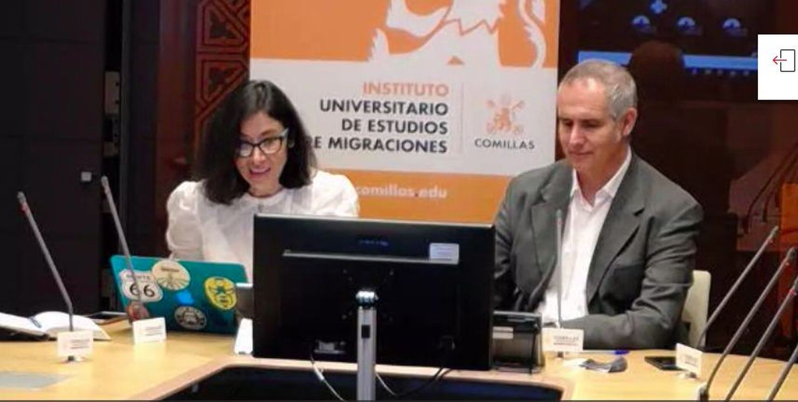Alberto Ares, en la jornada sobre Migrantes y Refugiados en Comillas