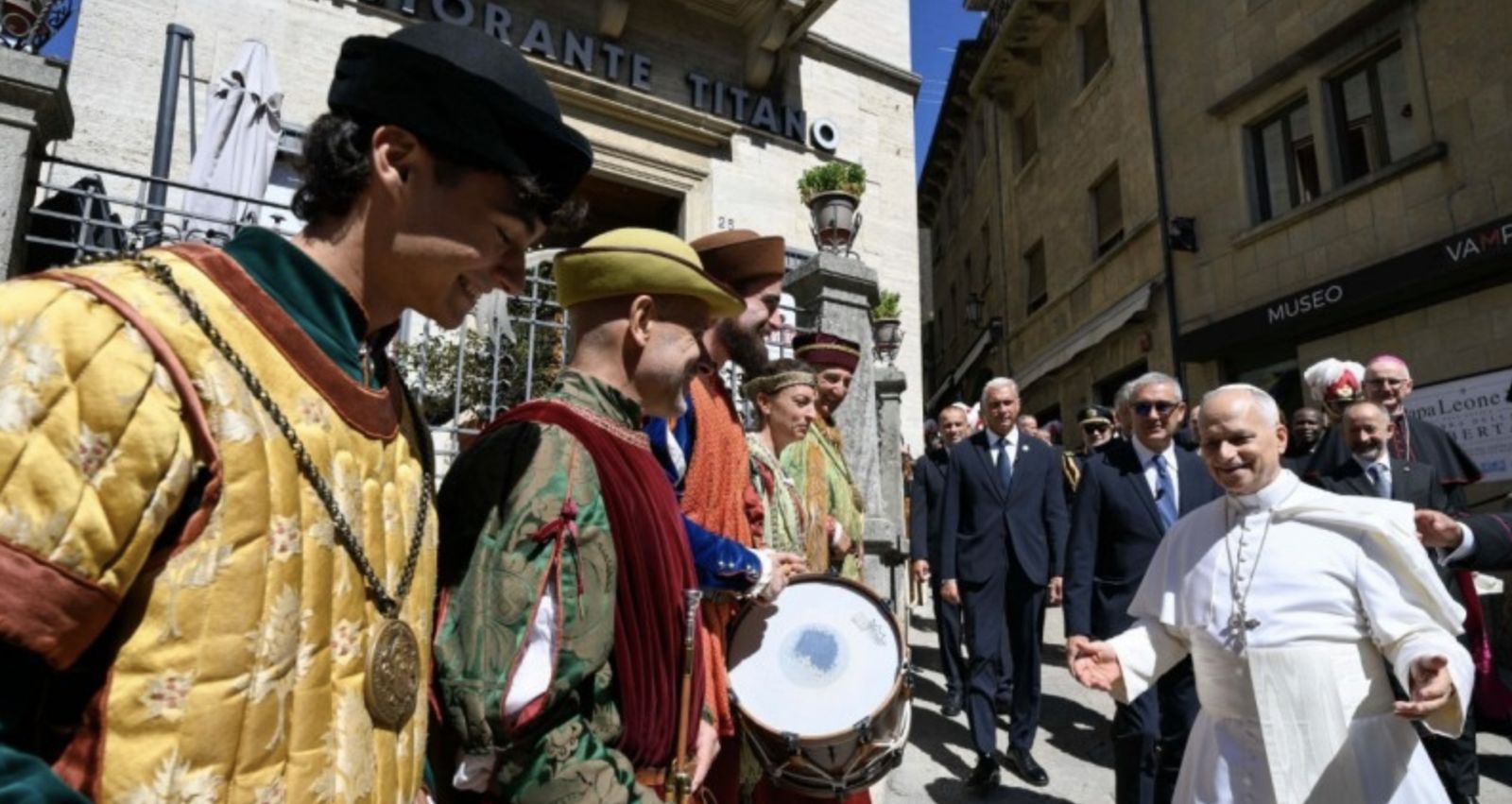 El Papa, en San Marino