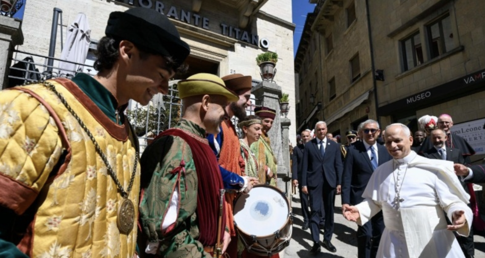 El Papa, en San Marino