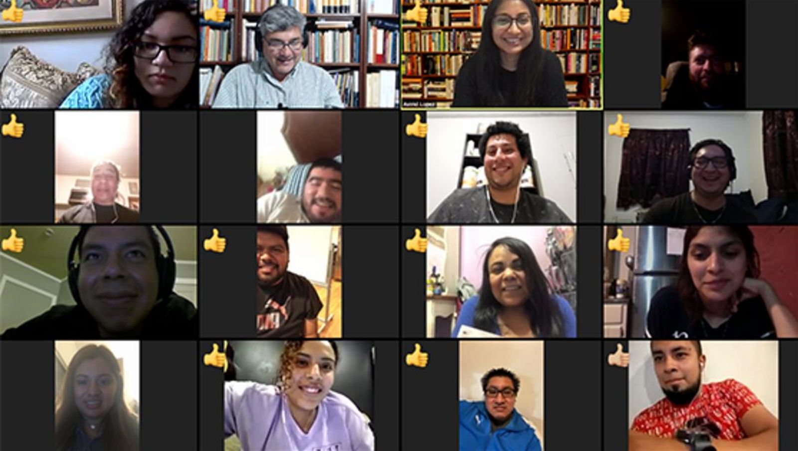 Parte del Equipo Diocesano de jóvenes, planificando el retiro online