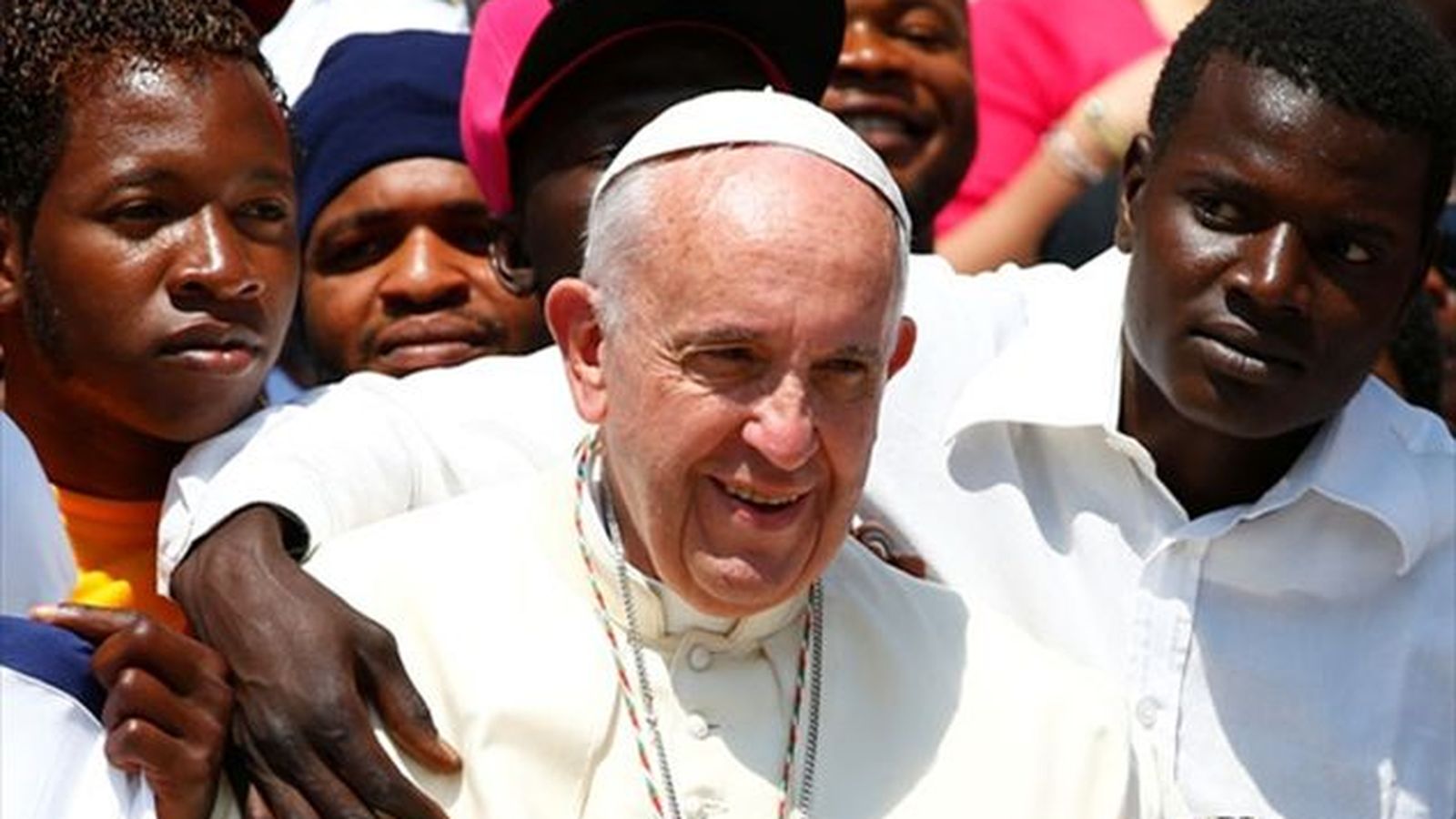 Francisco en Lampedusa