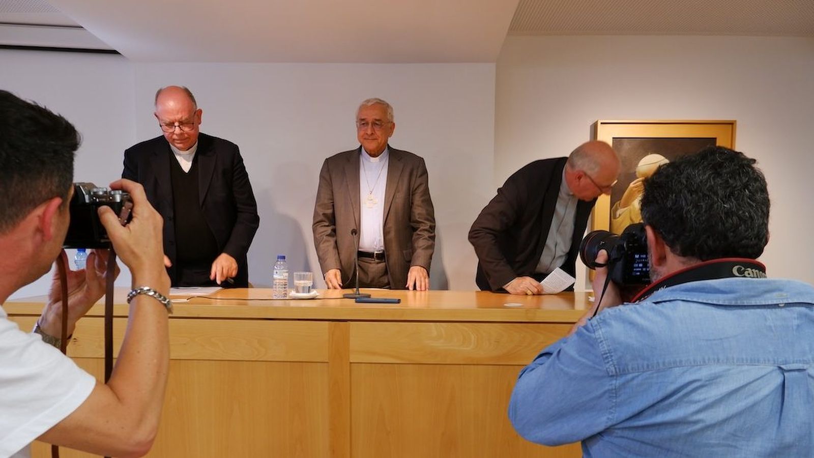 José Ornelas (centro) y Virgílio Antunes (derecha)