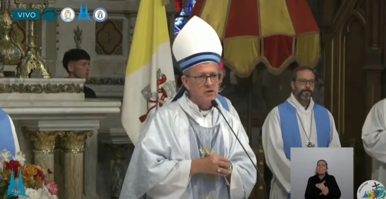 Arzobispo García Cuerva en Luján