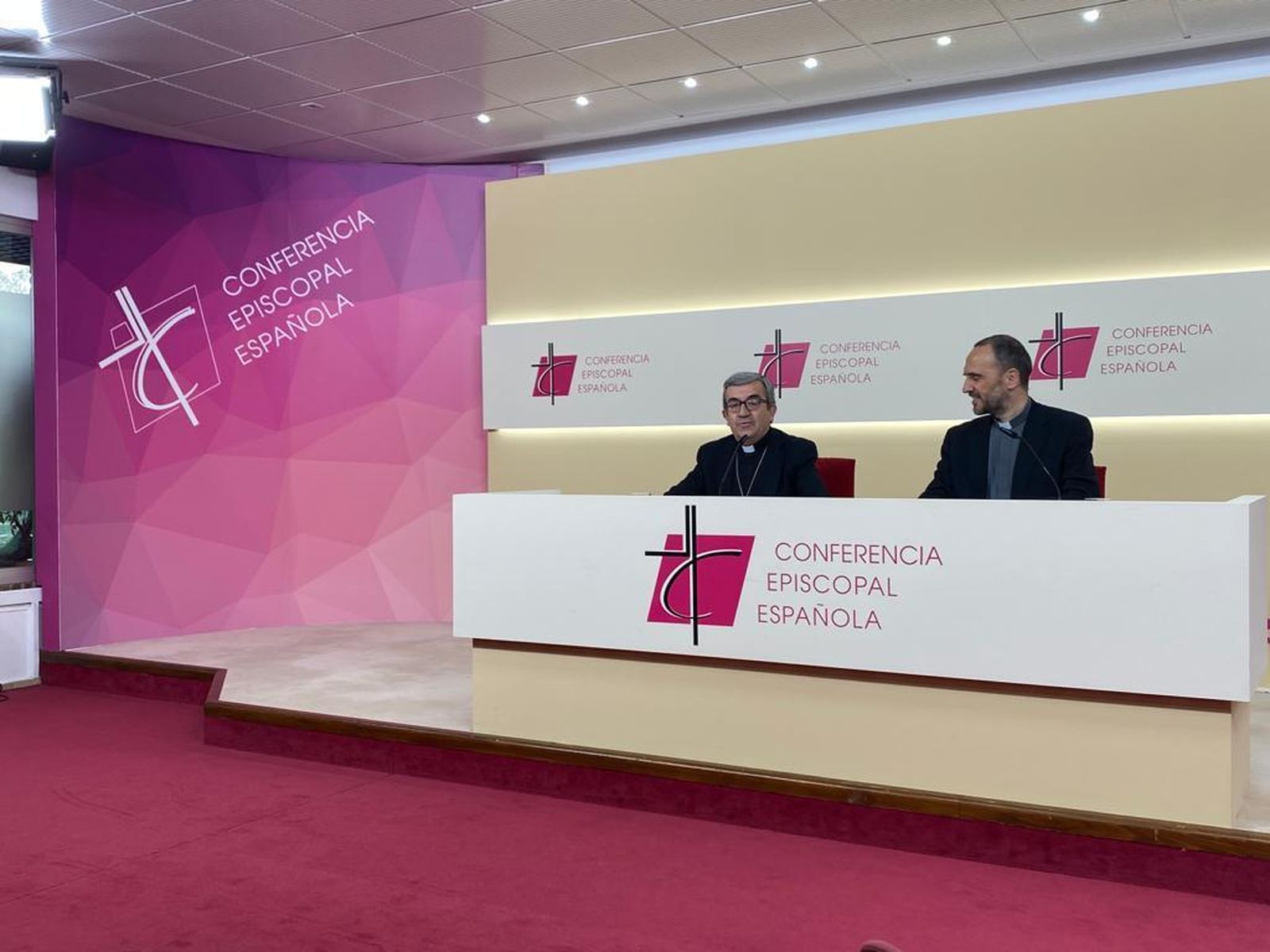 Argüello y Josetxo Vera, en la CEE