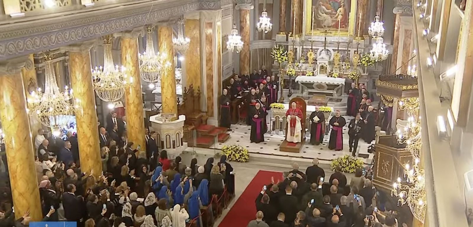 El Papa en la catedral del Espíritu Santo